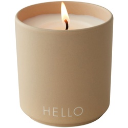 Design Letters - Duftkerze, Hello / beige