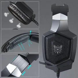ONIKUMA K8, RGB Gaming-Kopfhörer Schwarz