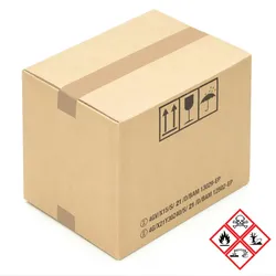 KK Verpackungen 60 Gefahrgut Kartons 360 x 260 x 300 mm Wellpappe Versandkartons Gefahrstoffe