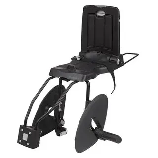 Bobike Junior Classic Plus Kindersitz Für Fahrrad Hinten - Black - Max 35 kg