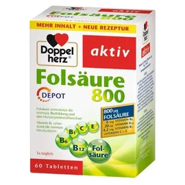 Doppelherz Aktiv Folsäure 800 Depot Tabletten 60 St.