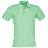 FRUIT OF THE LOOM PREMIUM POLO - Herren Polo-Shirt in versch. Faben und Größen, neomint, L