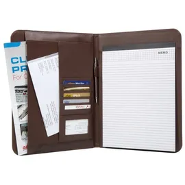 Alassio Schreibmappe Wiesbaden A4 braun