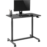 VDD Gaming Schreibtisch Sitz-Steh-Mobil - Laptoptisch - höhenverstellbar - Schwarz