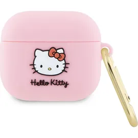 HELLO KITTY Apple Airpods 3 Silikon 3D Kitty Head Schutzhülle