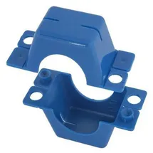 LE SANITAIRE Js Plombierschelle 3/4 Zoll, Blau, Beschriftet, 2-teilig