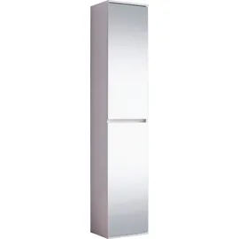trendteam Mirror Garderobenschrank 37x191x34cm weiß