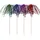Papstar Deko-Picker 15,5 cm 2000 St. Farbig sortiert