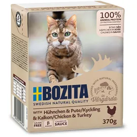 Bozita Häppchen in Soße Huhn & Pute 3 x 370 g