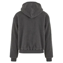 Karl Kani Varsity Teddy Zip Hoodie", - grau,