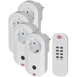 Brennenstuhl 4er-Set Funksteckdosen »Comfort-Line«