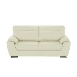 Sofa aus Leder Brandy II ¦ creme ¦ Maße (cm): B: 224 H: 95 T: 100