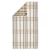 CAWÖ Noblesse Check Duschtuch 80 x 150 cm beige