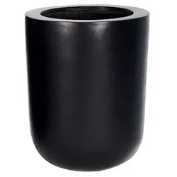 Blumentopf Stonefiber Pot „Der Bottich“ yoooi schwarz, 44 cm