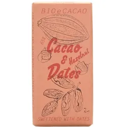 BioeCacao Cacao & Dates Hazelnut Schokolade 65% bio