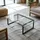 Tulup Tischplatte 120 x 80 cm Glas transparent