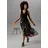 Aniston SELECTED Sommerkleid Floral Grün/Rot/Schwarz 36
