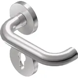 BKS Rosettenhalbgarnitur Rondo H1,0 Edelstahl Weiß