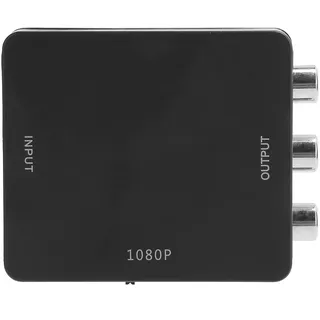 Topiky HDMI-zu-AV-Konverter, 1080P -Composite-Video-Audio-Konverter-Adapter, Unterstützung von PAL/NTSC mit USB-Netzkabel, Kompatibel mit HDMI 1.3-Version. (Schwarz)