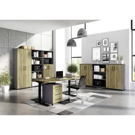 Germania Profi 3.0 Aktenschrank 80 x 40 x 200 cm grau