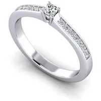 Verlobungsring VR05 750er Weiflgold - 7163