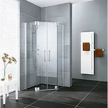 Kermi Pasa XP Fünfeck-Duschkabine Doppeltür 80 x 90 cm PXF00F2318VPK