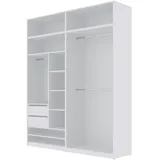 marmex meble Offener Kleiderschrank 190 x 206 x 51 cm Weiß