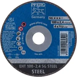 PFERD Trennscheiben EHT 100-2,4 SG STEEL/16,0