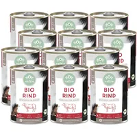 Naftie Bio-Hundefutter Rind 12 x 400 g