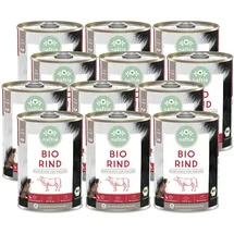 Naftie Bio-Hundefutter Rind 12 x 400 g