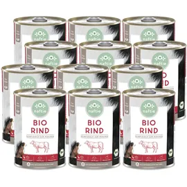 Naftie Bio-Hundefutter Rind 12 x 400 g