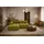 kaiser möbel Ecksofa L-Form Mini II modular, Veloursstoff Salvador, Olive, Links, Selia - Olive