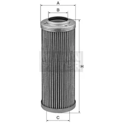 Filter Arbeitshydraulik MANN-FILTER HD 806
