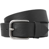 JACK & JONES Men's JACPLANO Leather Belt Gürtel, Black,