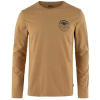 Fjällräven Forever Nature Badge LS M Herren Buckwheat Brown