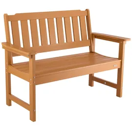 Vevor Gartenbank 128 cm Holzfarbe