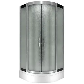 AcquaVapore Duschkabine Dusche D58-60M1 100x100 cm - Weiß