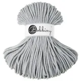 Bobbiny Baumwoll-Kordel 5 mm Hellgrau 100 m