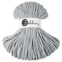 Bobbiny 5 mm Flechtkordel 100 m Hellgrau