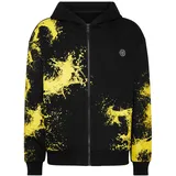 Plein Sport Splash Sweatjacke Herren Schwarz XXL
