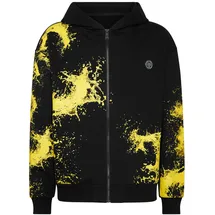 Plein Sport Splash Sweatjacke Herren Schwarz XXL