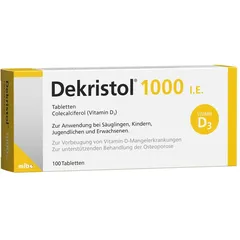 Dekristol 1.000 I.E. Tabletten 100 St