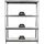 Proregal Schwerlastregal Metal Beast Four HxBxT 200 x 150 x 75 cm Fachlast 600 kg Grau