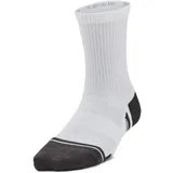 Under Armour Perform Tech Crew 3er Pack Socken Weiß/Grau M