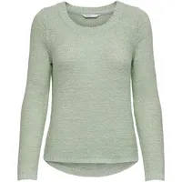 Only Damen ONLGEENA XO L/S Pullover KNT NOOS 15113356, Subtle Green, XL