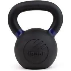 Kettlebells. Gusseisen 4kg-40kg SCHWARZ|türkisblau 16kg