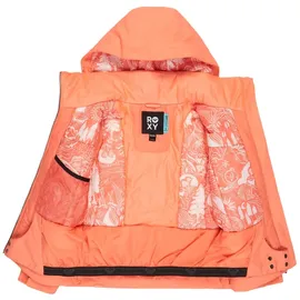 Roxy Snow Jacket Meade Girl Jacket Girl's Orange 14