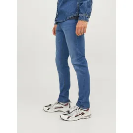 JACK & JONES Slim-fit-Jeans »JJIGLENN mit Used-Look und Stretchkomfort« Abriebeffekte, modisch, slim fit, Baumwollmischung Gr. 30 Länge 32, blue denim, , 64977157-30 Länge 32