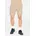 Shorts Herren Gr L EURO-Größen beige 60 Baumwolle 40 Polyester unifarben kurz Hosen Shorts aus weichem und langlebigem Sweat-Material