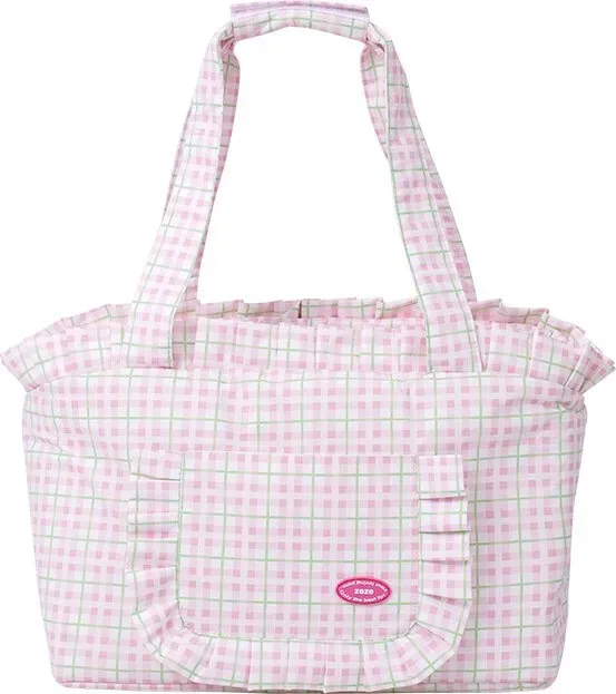 zeze Plaid Haustiertransportbox (Pink)